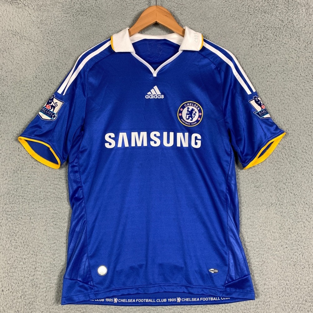 Adidas Chelsea Deco Home Jersey Men's Small S Blue 2008-2009 Football Soccer #20